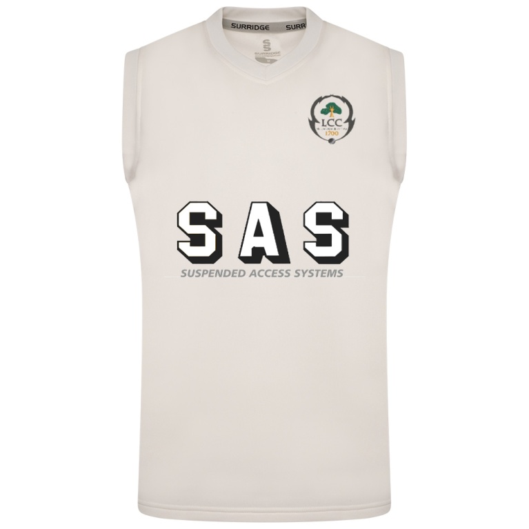 Leigh CC - Blast Sleeveless Cricket Sweater - Unisex Fit