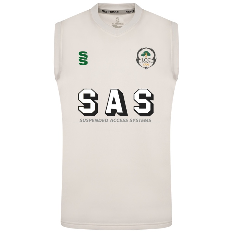 Leigh CC - Blast Sleeveless Cricket Sweater - Unisex Fit