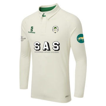 Leigh CC - Ergo Long Sleeve Cricket Shirt - Unisex Fit