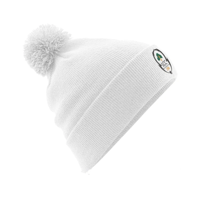 LEIGH CC Original Pom Pom Beanie : White