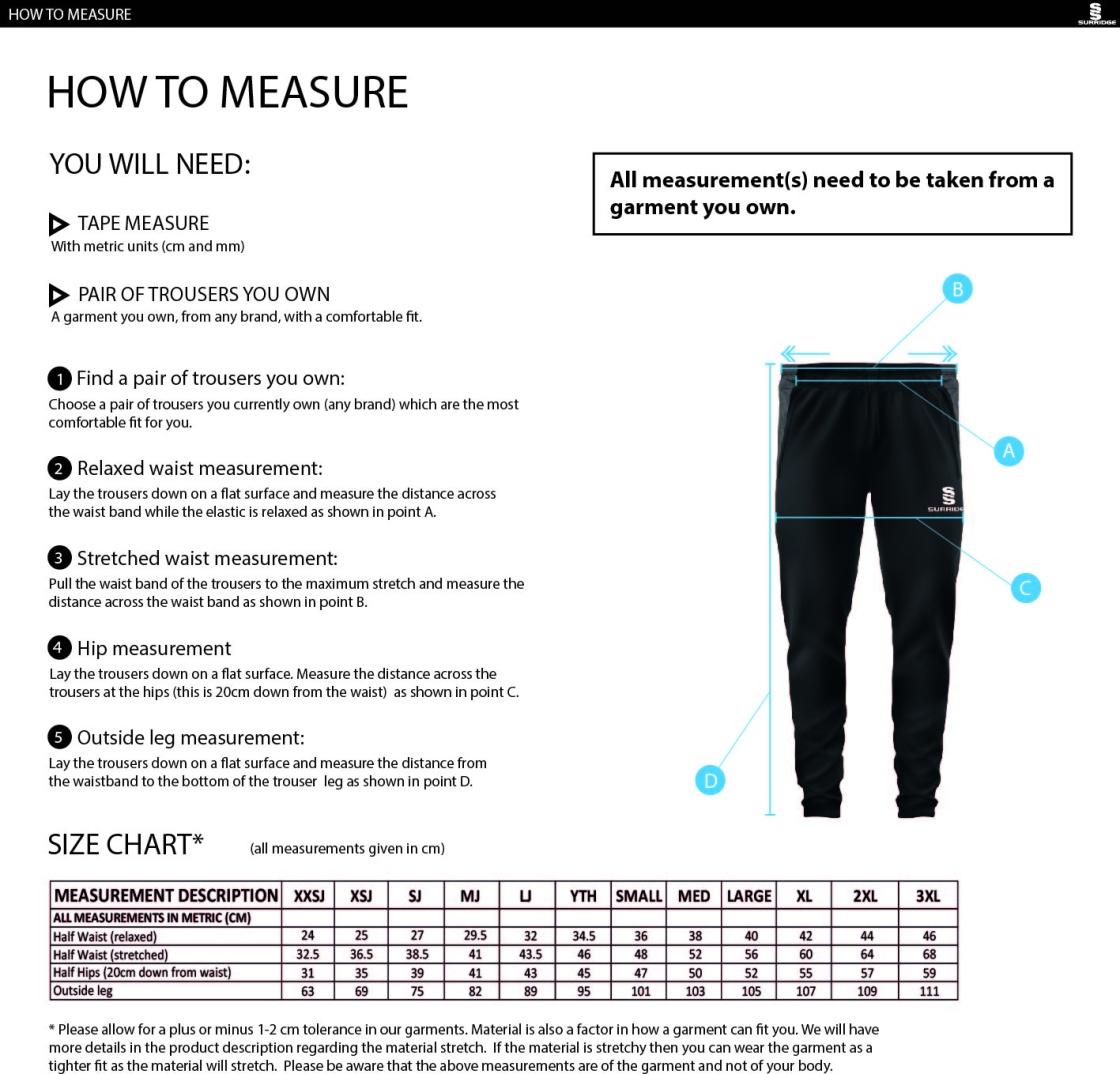 Leigh CC - Skinny Pant - Size Guide