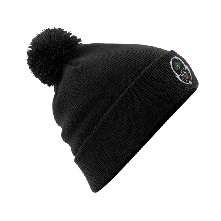 LEIGH CC Original Pom Pom Beanie : Black